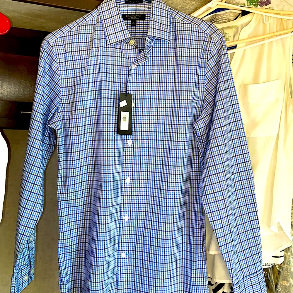 Brand New Grant Fit Men's S dress shirt